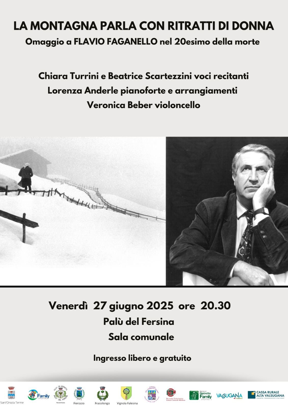 La montagna parla di donna manifesto