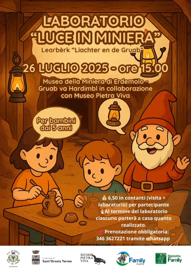 Luce in miniera manifesto