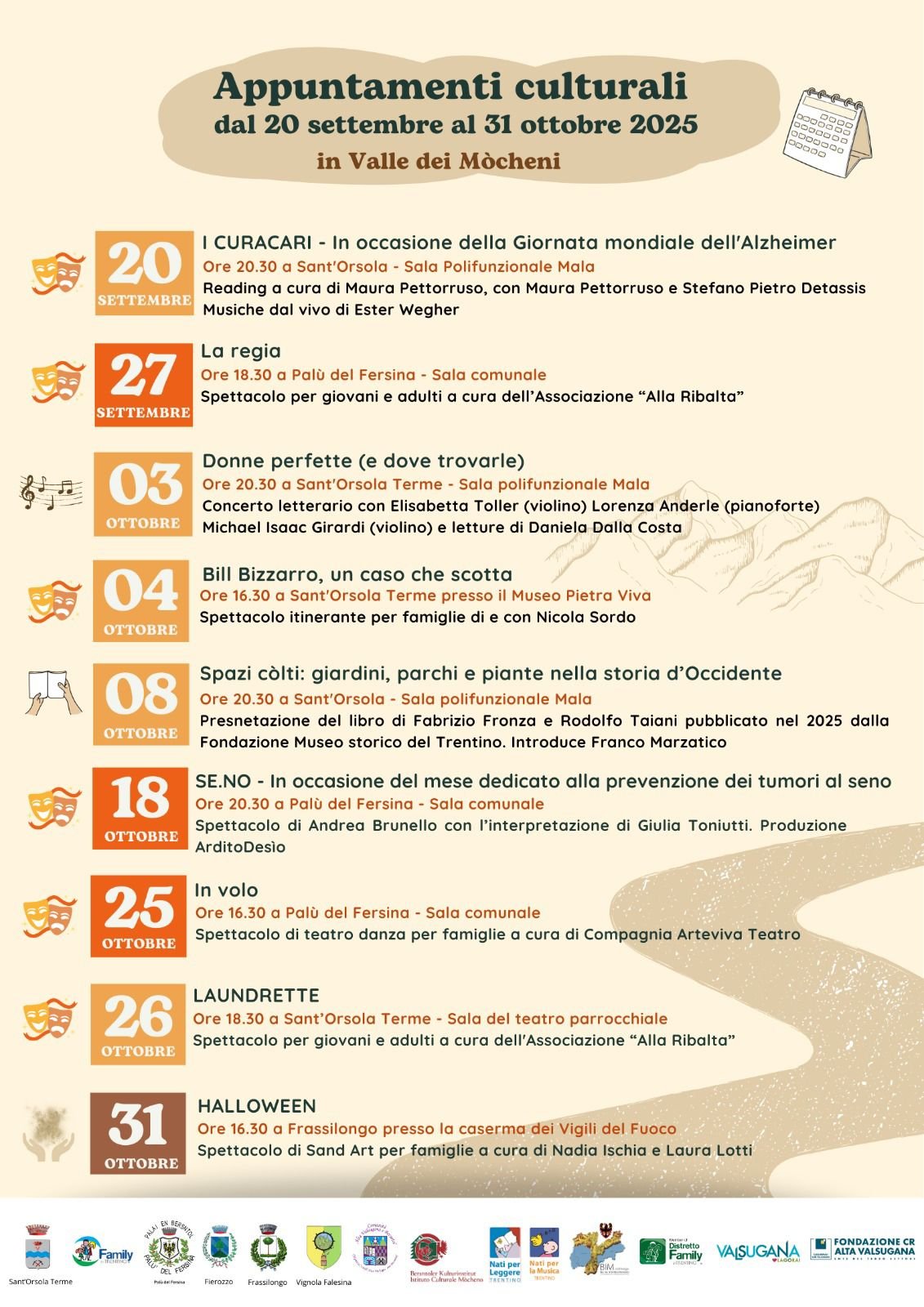 Eventi culturali di settembre/ottobre