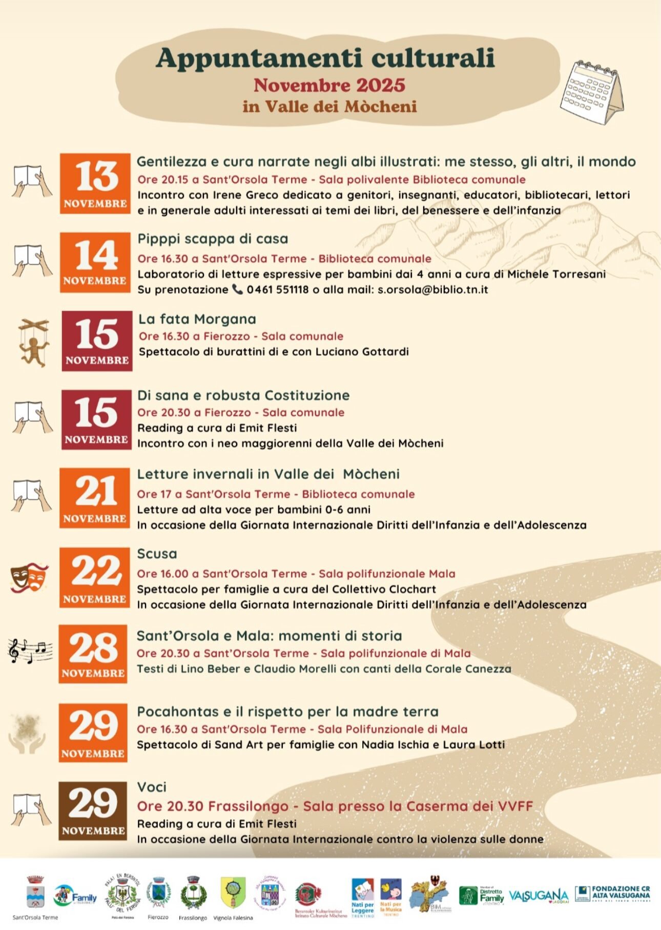 Eventi culturali di novembre