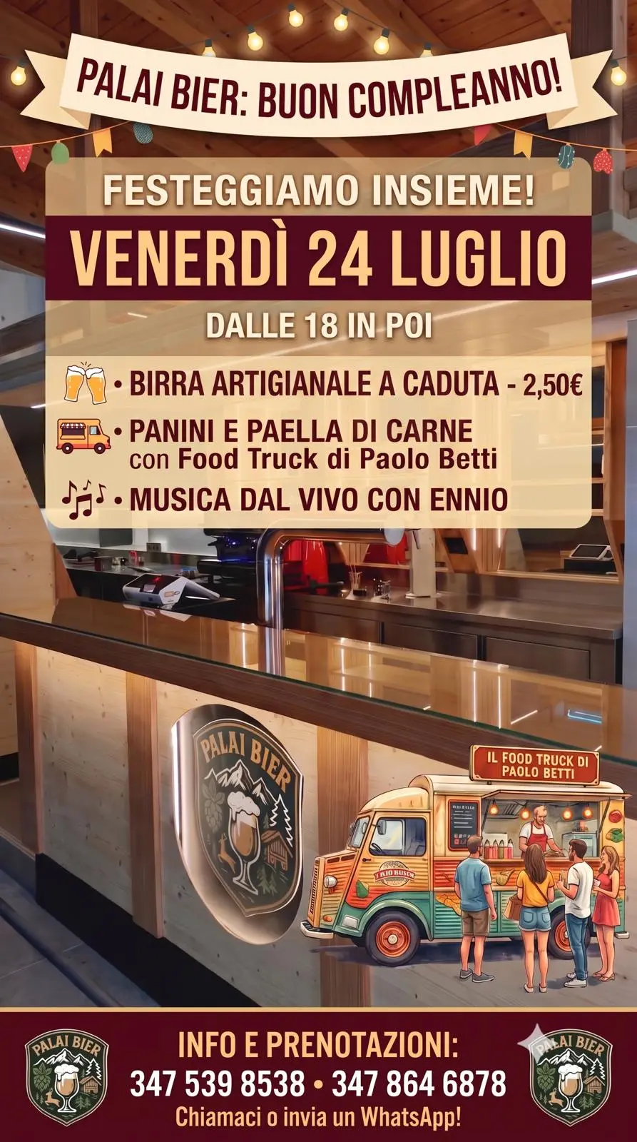Anniversario Palai Bier